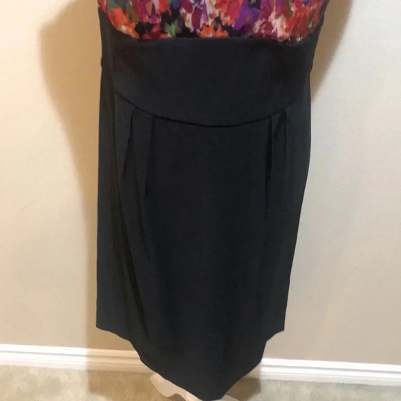 AB STUDIO Sleeveless Multi-Colored Bodice Empire Waist Midi Dress-Size 14 - Picture 6 of 10